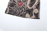 Women's Print Stand Collar Long-Line Slim Dress