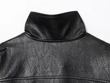 MUJER Faux Leather Windbreaker Jackets for Women Fashion Jacket Woman Warm Winter Women's Coat Outerwears Overcoat Female