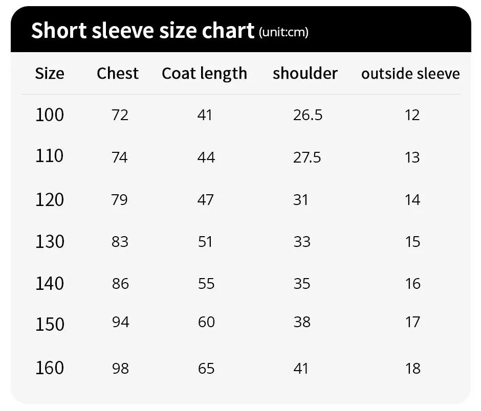 CHILDREN'S Clothing Short Sleeve Shorts 2-piece Suit