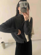 Women's Stand Collar Knit Cardigan Sweater