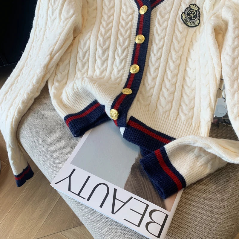 Women's V-Neck Knit Sweater