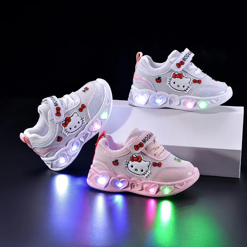 Kids’ LED Light-Up Cartoon Sneakers