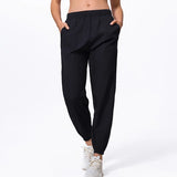 Women's Ankle-Length Harem Pants with Pockets