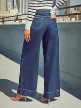 Classic High-Rise Wide-Leg Jeans
