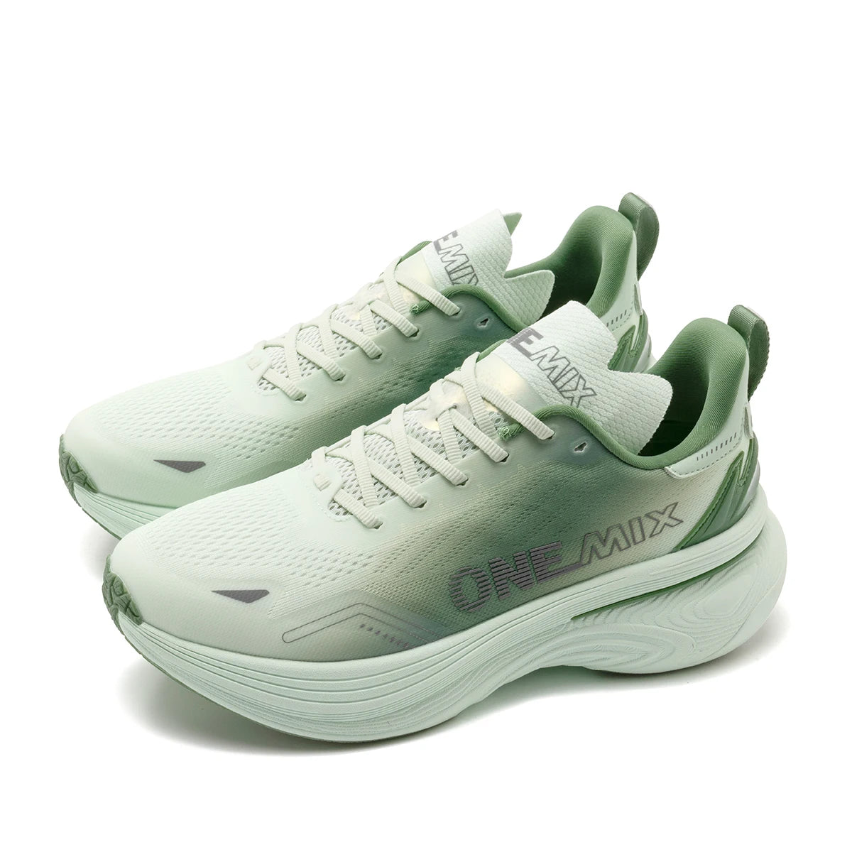 ONEMIX New Jogging Running Shoes Women and Men Light Sneakers Road Shoes Wear-resistant Fashion Sports Shoes Fitness