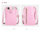 Women Mini Bag PU Leather Crossbody Purse Wallet Shoulder Pouch Mobile Phone Bag
