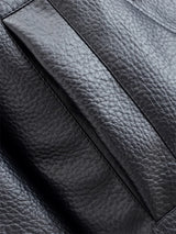 Women’s Black Moto Faux Leather Jacket