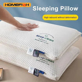 3D Neck Pillow with High Elasticity and Non Collapse Soft Neck Protection Single Person Sleeping Pillow Hotel Home Bedding