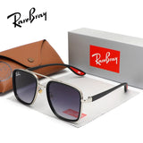 Oversized Square Sunglasses | Luxury Alloy Frame UV400