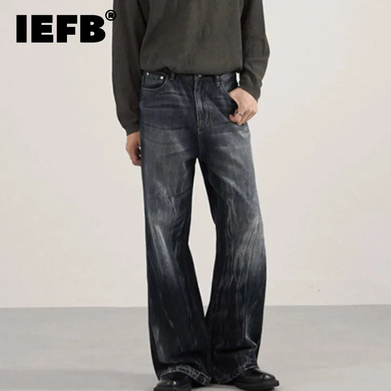 Men's Blue-Gray Relaxed Fit Jeans