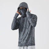 Men's UV Sun Protection Long Sleeve Hoodie