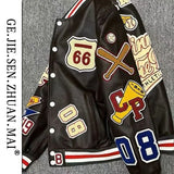 Trendy Embroidered Baseball Jacket
