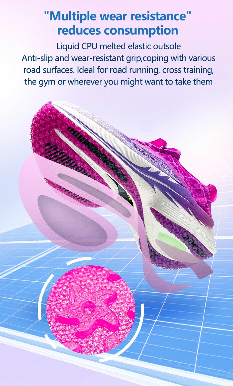 ONEMIX Carbon Plate Marathon Running Racing Shoes Professional Stable Support Shock-relief Ultra-light Rebound Sport Sneakers