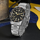 Watchdives WD7922 BB54 Watch VH31 Sweep Second Movement Sapphire Crystal 20bar Waterproof C3 Luminous 37mm Vintage Watches