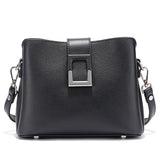 Zency Genuine Leather Bucket Shoulder Bag for Women