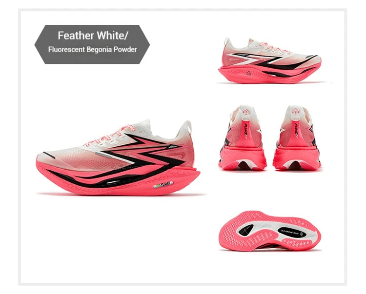 361 Degrees Flame 4.5 Men's Running Shoes Carbon Plate Breathable Stable Rebound Grippy Durable Marathon Male Sneakers 672532221