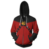 Superhero Nightwing Robin Cosplay Hoodie Costume Sweatshirt Halloween Zipper Outerwear Casual Hoodies Cosplay Costume Jackets