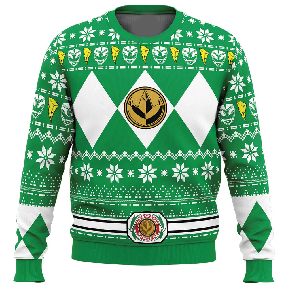 Unisex Power Ranger Christmas Sweater
