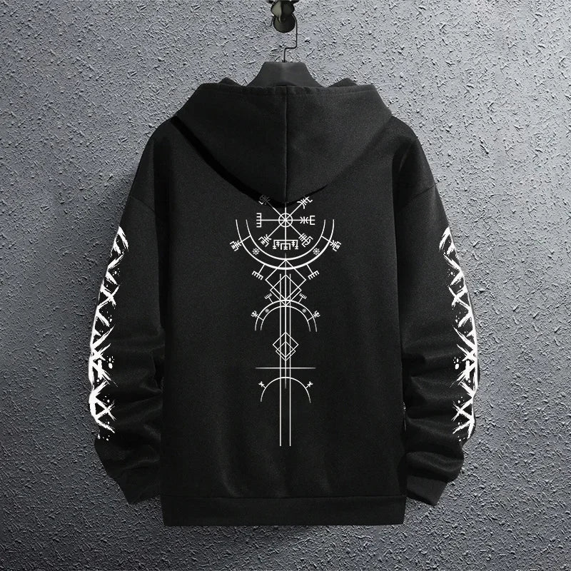 Men’s Classic Black Pullover Hoodie