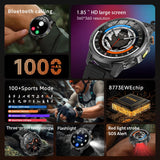 GUHUAVMI AK95 Pro Smartwatch – AMOLED, GPS & Flashlight