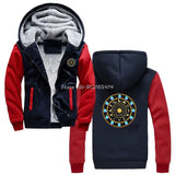 Saint Seiya Men's Thick Zip-Up Anime Hoodie