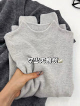Women's Mock Neck Slim Fit Knit Sweater