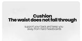 Ergonomic Memory Foam Waist Cushion Green Contoured Tummy Pillow Multi-Functional Support Pillow for Prone Sleep & Reading