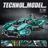 Creative DIY Racing Car Model Building Bricks Kit Advanced MOC Construction Toys for Adults Boys Girls Holiday Gift Idea