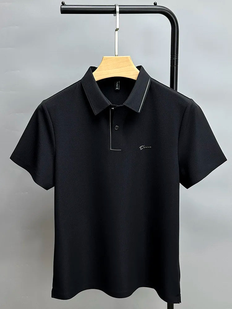 Men's Diamond Emblem Short-Sleeve Polo Shirt