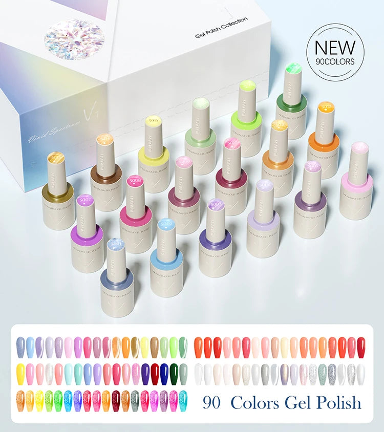 VENALISA 6-Piece Winter Gel Polish Set – HEMA & TPO Free