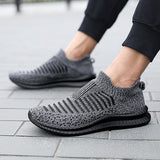 Men's Slip-On Casual Sneakers — Breathable Mesh, Lightweight, Anti-Slip