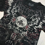 Men's Affliction Style Y2K Graphic Tee – Double-Sided Print