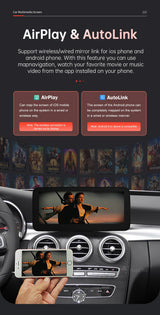 Mercedes-Benz NTG5.0 Wireless CarPlay & Android Auto Screen