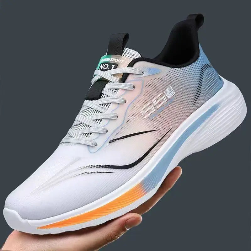 Men's Breathable Mesh Casual Sneakers — Lightweight, Non-Slip Soft Sole
