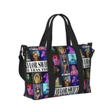 Custom The Eras Tour 1989 Taylor's Swift's American Pop Singer Tote Bag Women Large Capacity Beach Gym Travel Bags