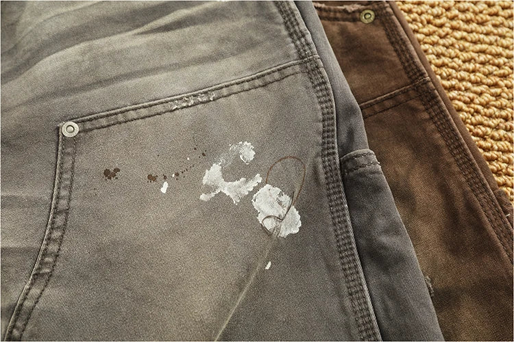 Men's Vintage Washed Cargo Shorts | Textured Cotton