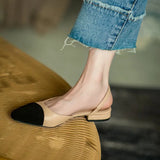 Women's Elegant Flat Sandals | Mixed Color Comfort Shoes