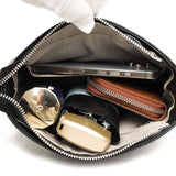 100% Genuine Leather Crossbody Bag Women Fashion Wide Strap Shoulder Bag Ladies Cowhide Messenger Bag Small Handbag and Purse