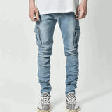 Men’s Straight-Leg Stretch Cargo Jeans