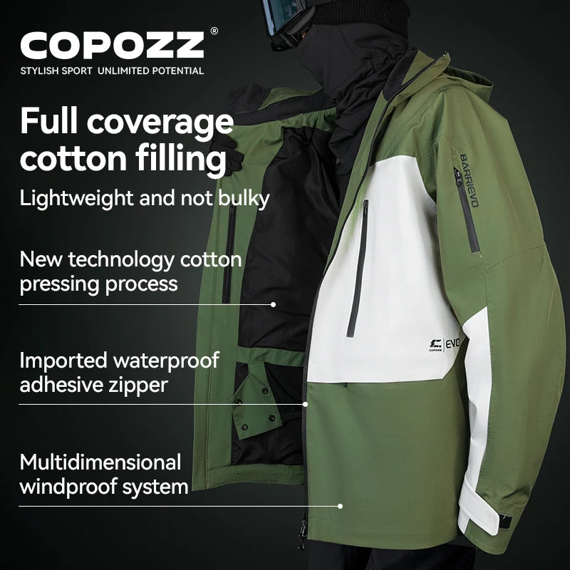 High-Performance Waterproof Ski & Snowboard Jacket