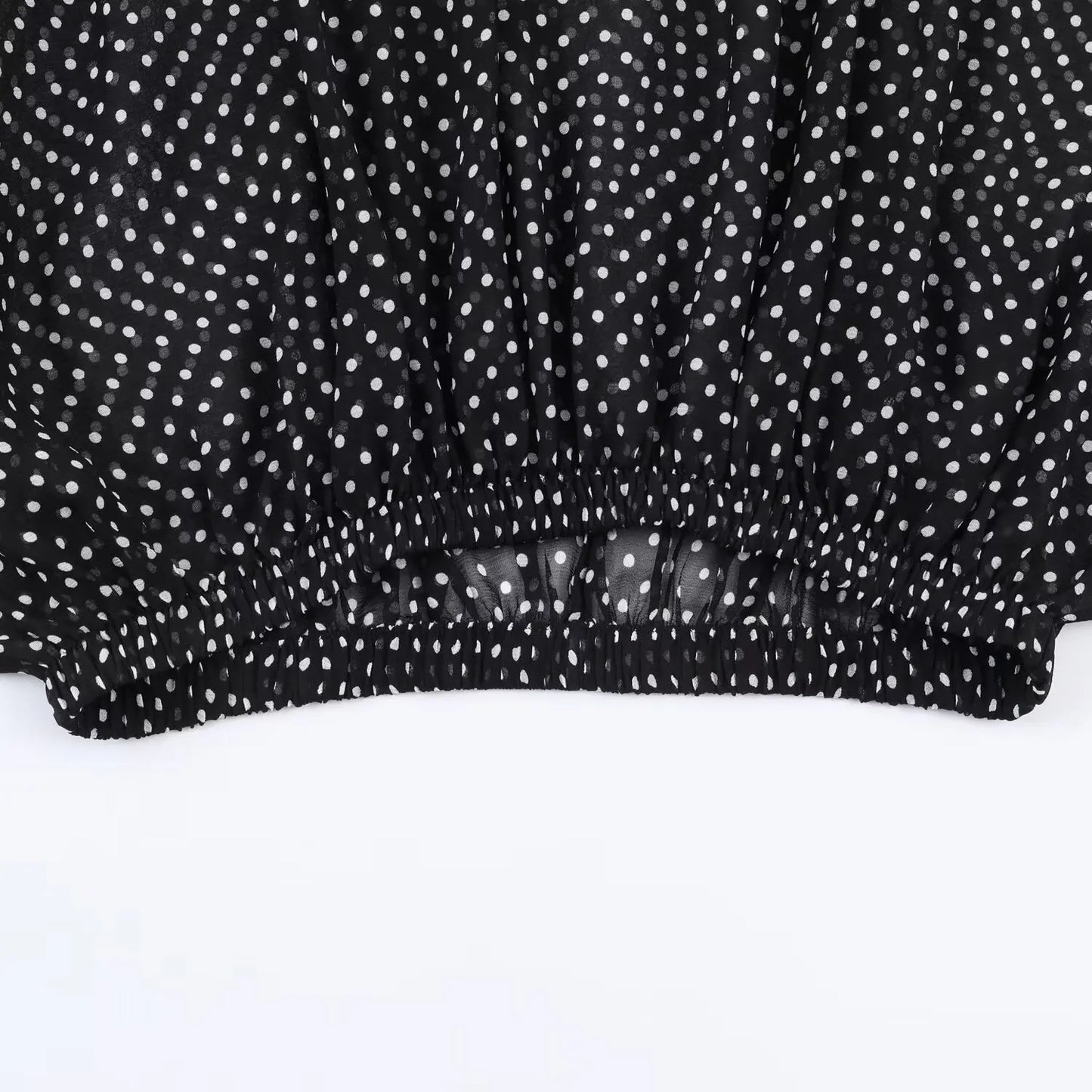 Polka Dot Printed Midi Skirts Two Piece Sets for Women 2025 Summer Chic Bow Tied Blouse Top Suits Woman 2 Piece Outfits