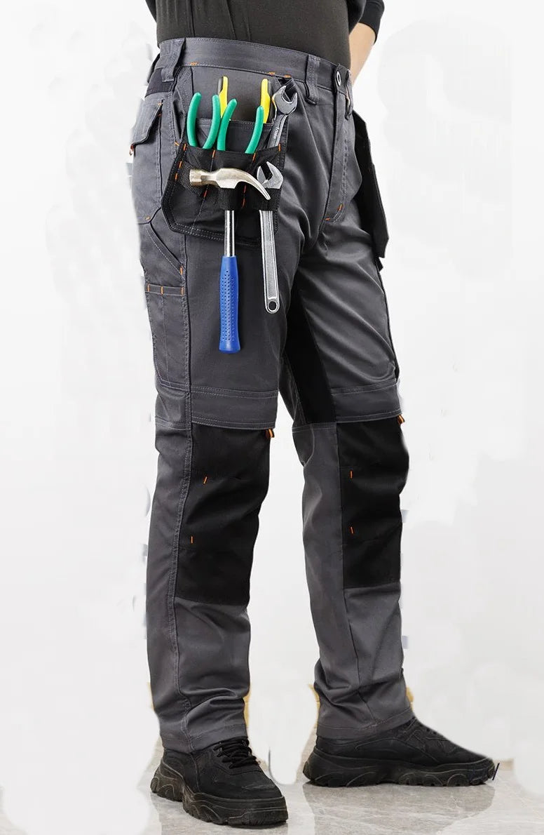 Men's Multi-Pocket Straight-Leg Cargo Pants