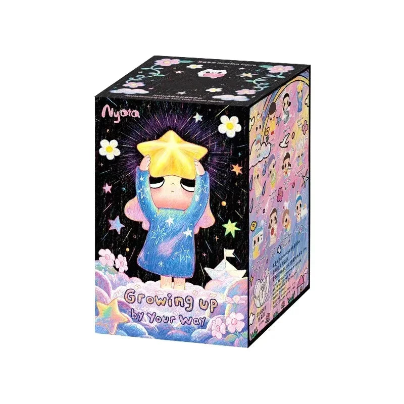 POP MART Nyota Growing Up By Your Way Series Blind Box Guess Bag Mystery Box Toys Doll Cute Anime Figure Desktop Ornaments