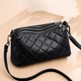 Designer 3 Layers Women's Handbag Cow Leather Female Tote Sac Luxury Soft Solid Genuine Leather Shoulder Crossbody Bag For Women