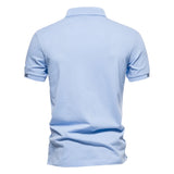AIOPEON Men's 100% Cotton Polo Shirt – Refined Casual Style