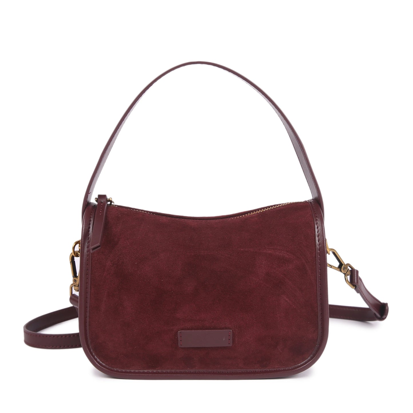 Suede Cowhide Fashion Ladies Shoulder Cross Coffe Bag Genuine Leather Luxury Designer Women's Brown Handbag Female Crossbody Bag