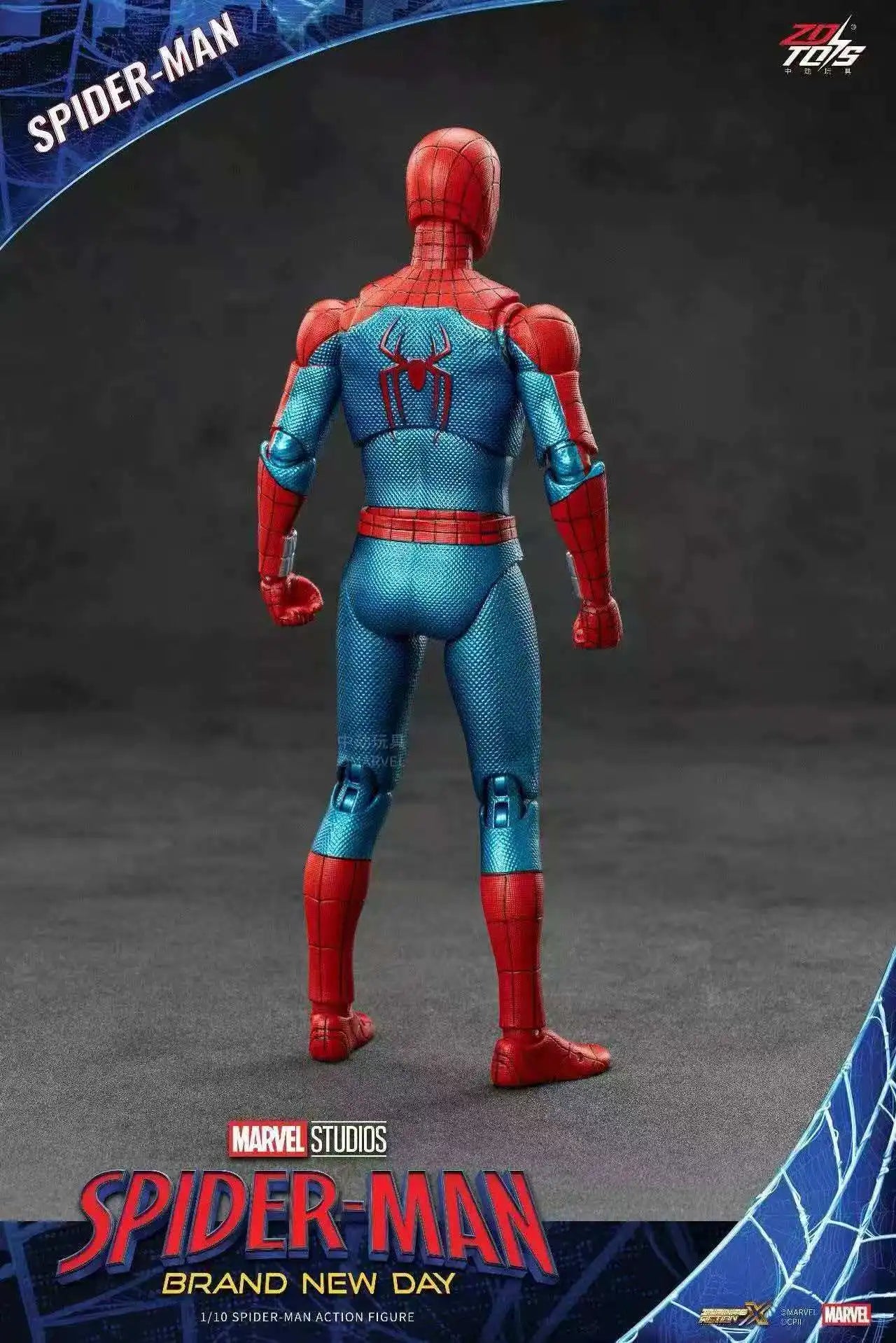 New ZD Toys Spider Man Brand New Day Action Figures Peter Parker Mecha Joint Movable Model Anime Avengers Collection Toys