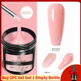 BORN PRETTY 250g Super Top Coat Gel Nail Polish Base Gel Matte Top Coat Semi-Permanent Varnish Soak Off Nail Art Functional Gel