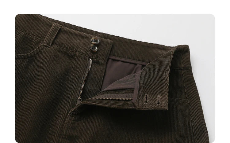 Chic Ven Women's Corduroy A-Line Mini Skirt