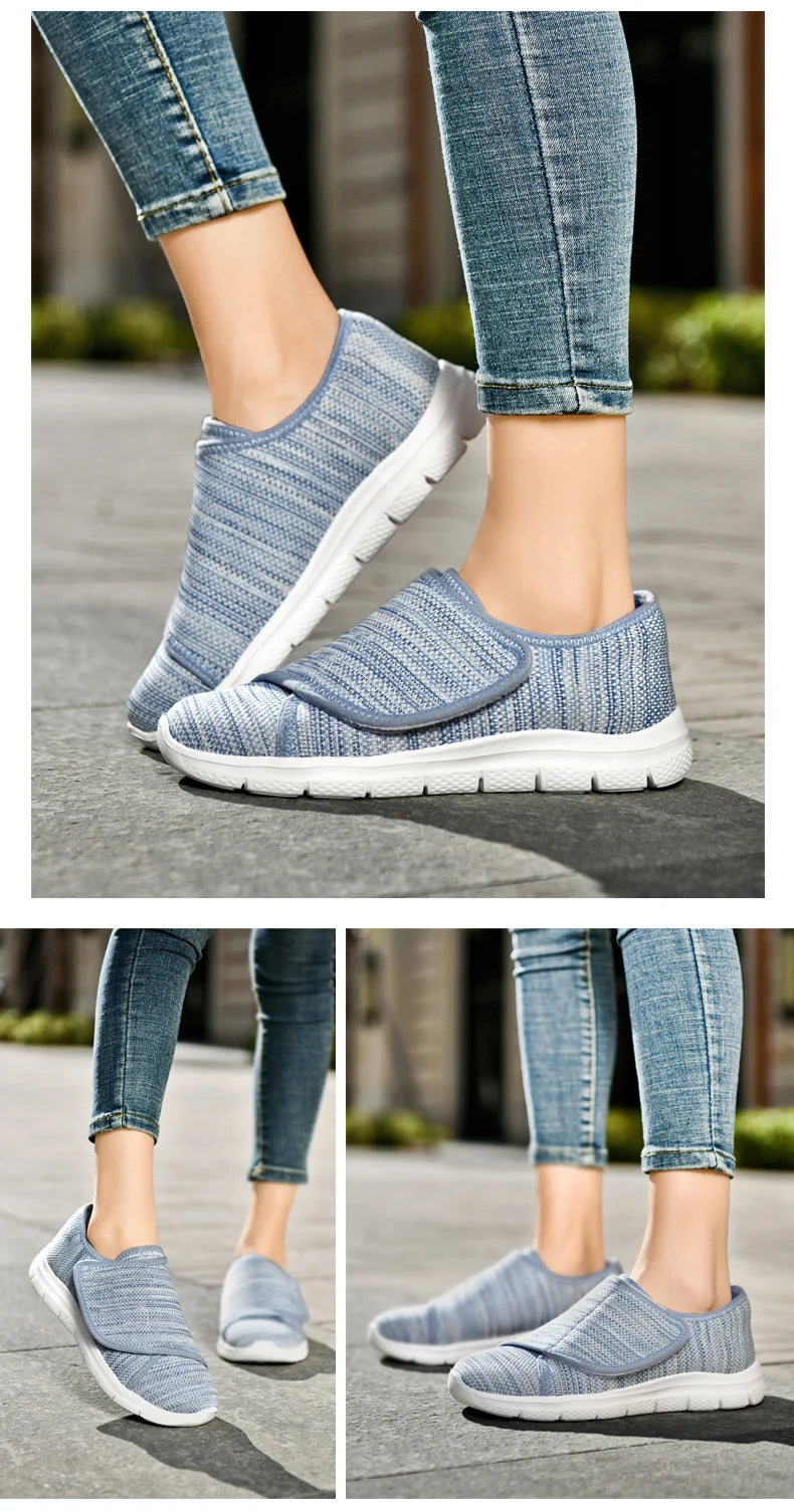 Wide-Fit Orthopedic Comfort Flats for Women